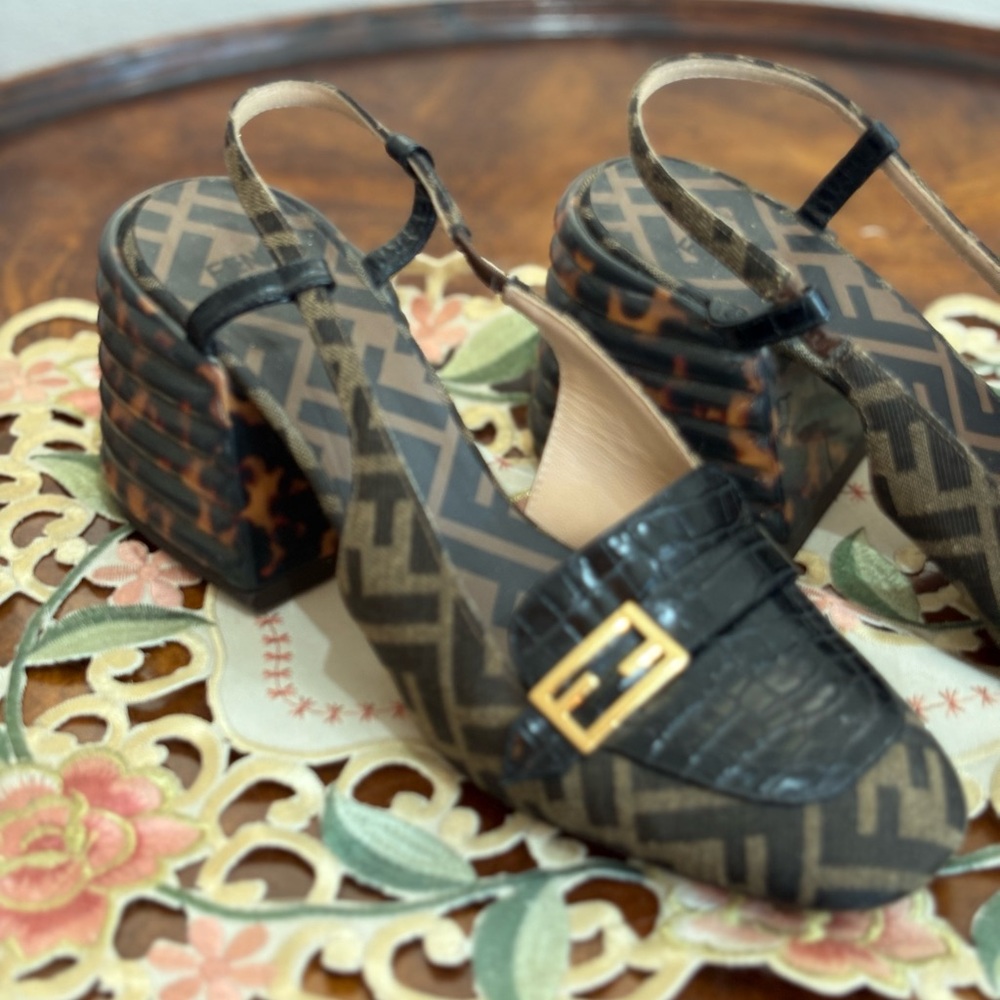 Beautiful Fendi shoes, excellent condition and very comfortable